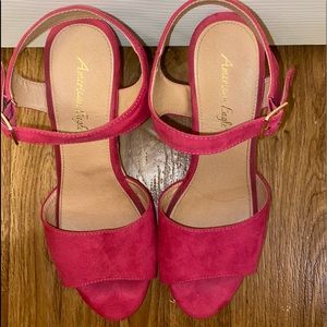American Eagle Size 11 Pink Heels
